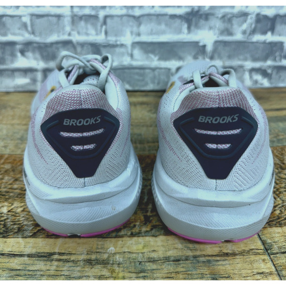 Brooks Ghost 17 Oyster Apricot Pink Running 1204311D070 Womens Sz 9.5 D Wide - Picture 7 of 11